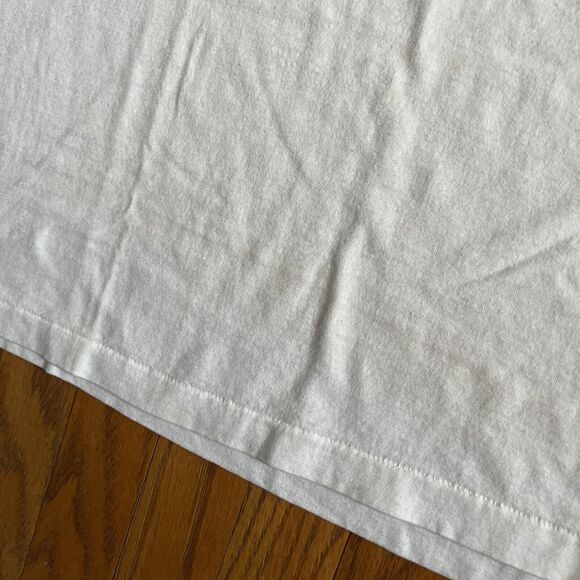 VINTAGE 1994 Atlantic City 5K Boardwalk Run White Single Stitched T-shirt Large - Picture 2 of 12